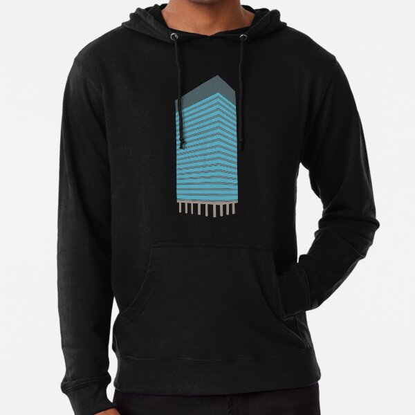 Arts Tower, Sheffield Minimalist Drawing Lightweight Hoodie