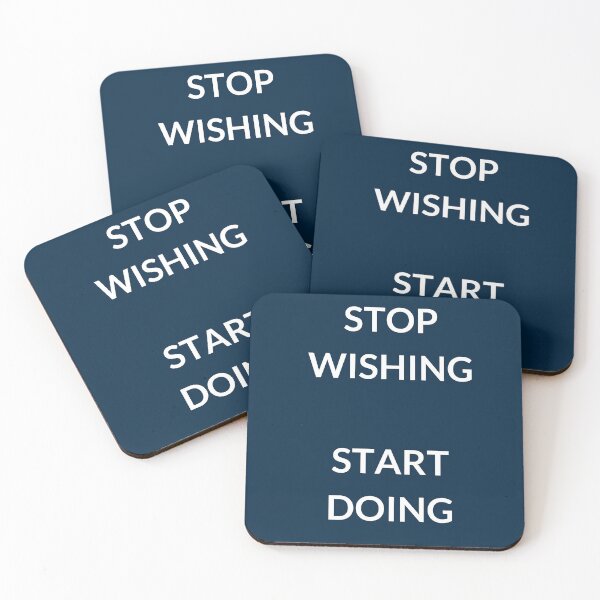 Item preview, STOP WISHING  START DOING designed and sold by Inspirationmotivation.