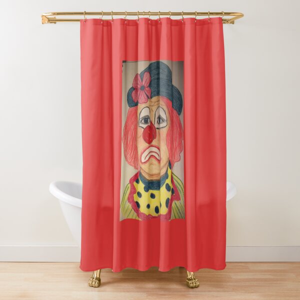 Crying on the Inside Shower Curtain