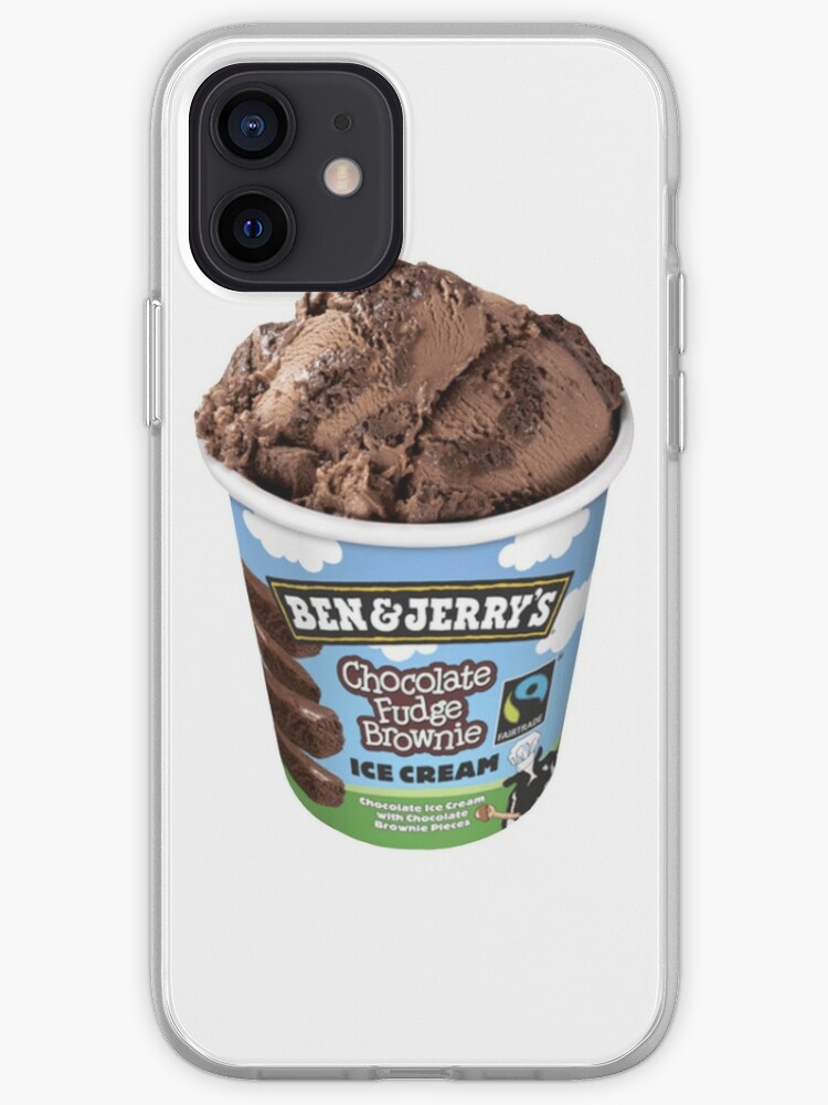 Ben And Jerry S Chocolate Fudge Brownie Iphone Case Cover By Corsiglia Redbubble