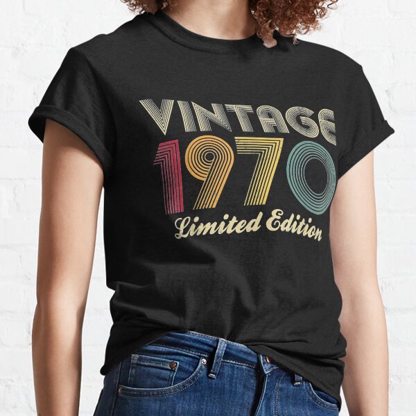 1970 50th Birthday Gift Vintage Limited Edition Men Women Classic T-Shirt