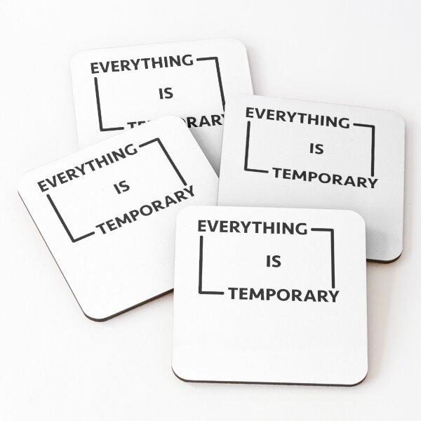 Item preview, Everything is temporary designed and sold by poeticroom.