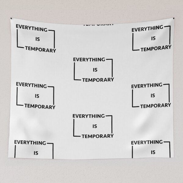 Item preview, Everything is temporary designed and sold by poeticroom.