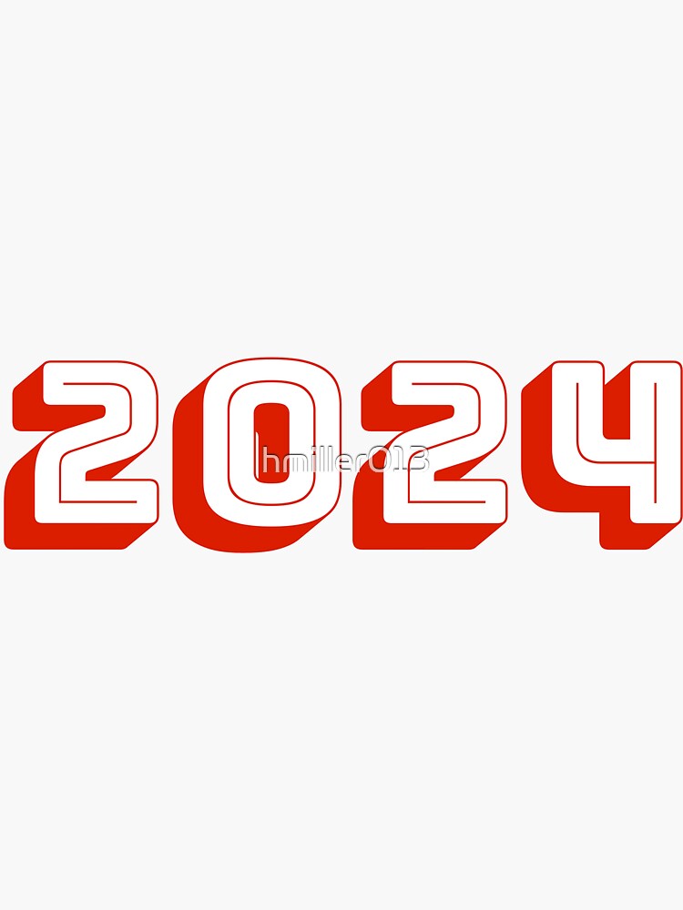 "Class of 2024" Sticker for Sale by hmiller013 | Redbubble