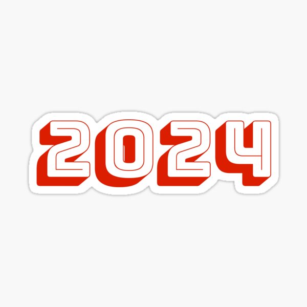 "Class of 2024" Sticker for Sale by hmiller013 Redbubble