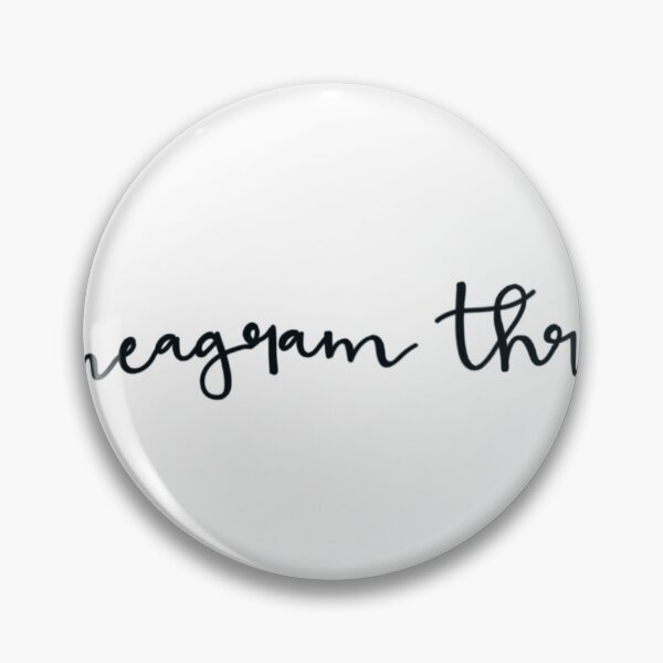 Item preview, Enneagram Three Script Sticker designed and sold by kryswimberly.