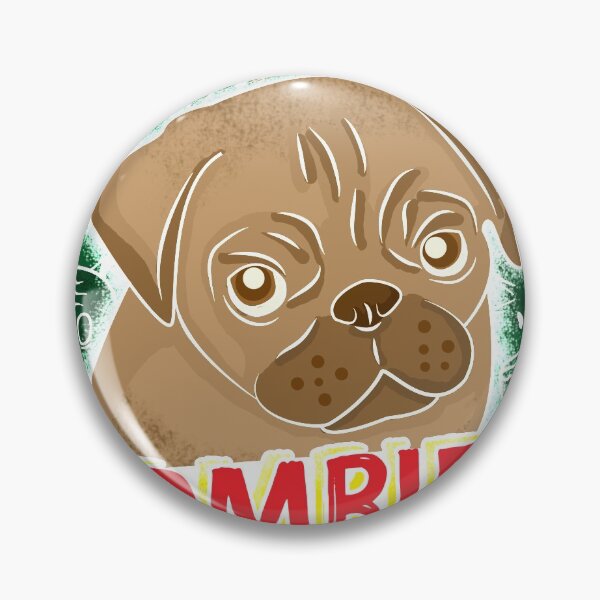 Item preview, I would Push You to Zombie For My Pug designed and sold by ferriliu.