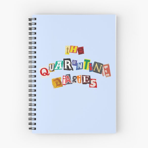 Item preview, the quarantine diaries (purple) designed and sold by heycarney.