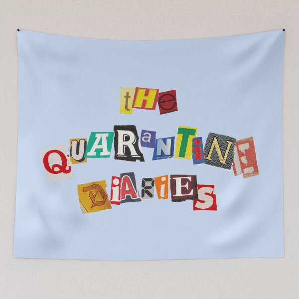 Item preview, the quarantine diaries (purple) designed and sold by heycarney.