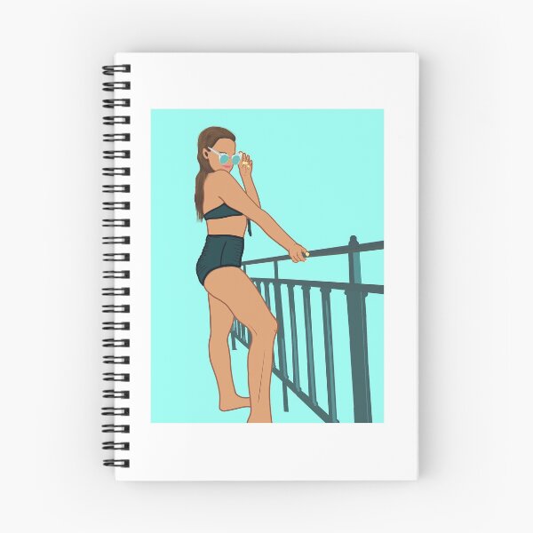 Item preview, Girl by Balcony designed and sold by Lizspiegs.