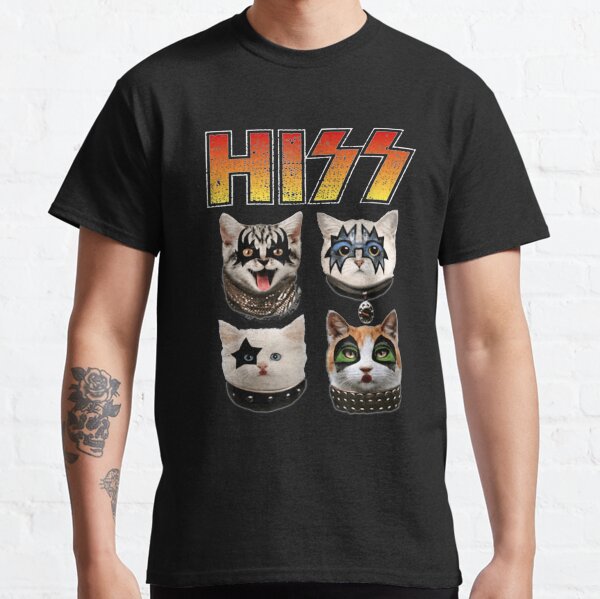 Siffle drôle d'amant de chat T-shirt classique