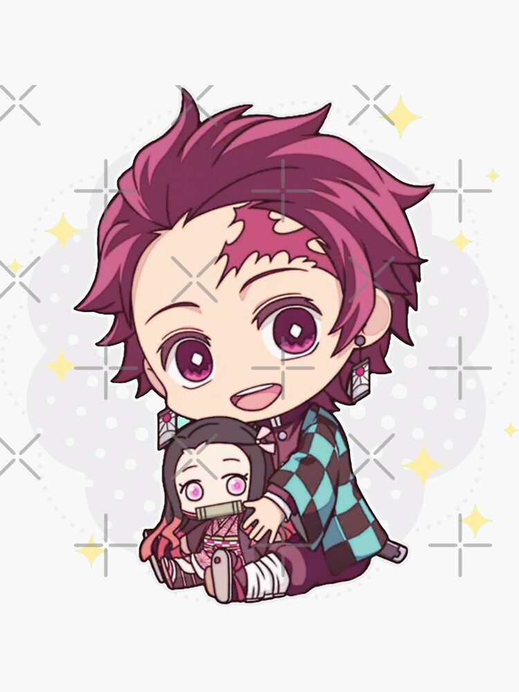 "Chibi Tanjiro" Sticker by seption17 | Redbubble