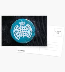 Rusted Ministry of Sound Badge Super Focused. Postcards
