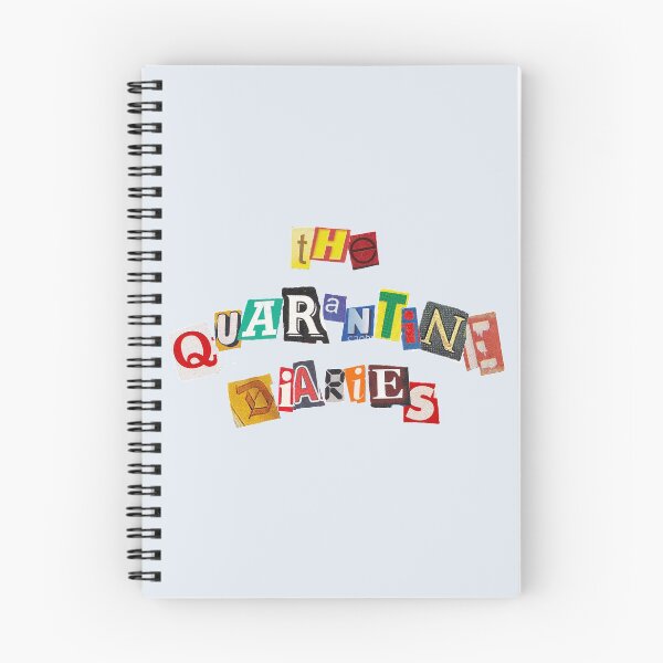 Item preview, the quarantine diaries (gray/white) designed and sold by heycarney.