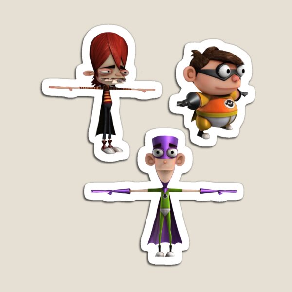 Fanboy and Chumchum Magnet for Sale by haleighs18