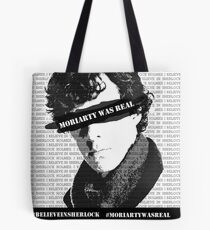 #believeinsherlock Propaganda Tote Bag