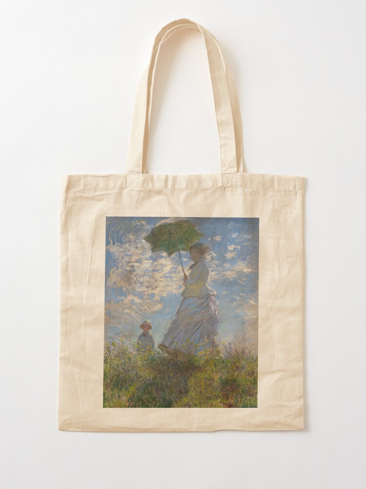 Claude Monet Woman with a Parasol  Tote Bag for Sale by vintage