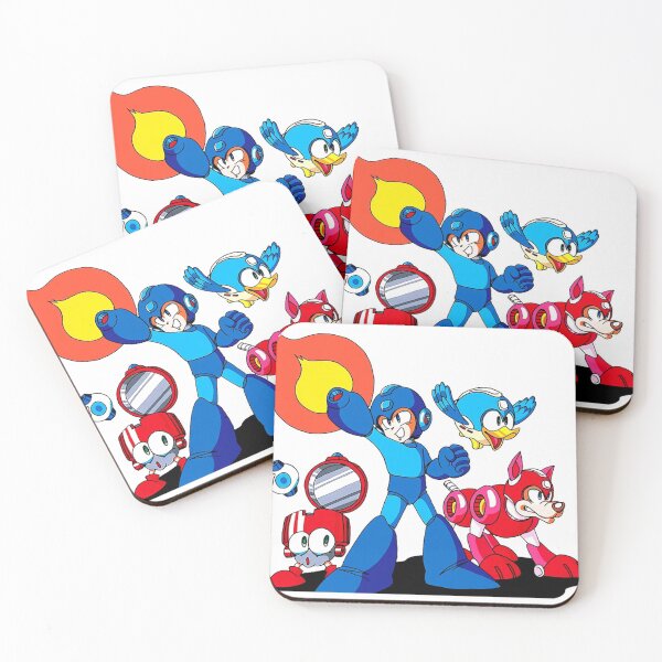 Item preview, Mega Man, Rush, Beat, and Eddy designed and sold by infiniterivals.