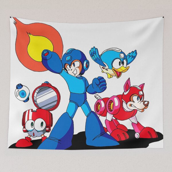 Item preview, Mega Man, Rush, Beat, and Eddy designed and sold by infiniterivals.