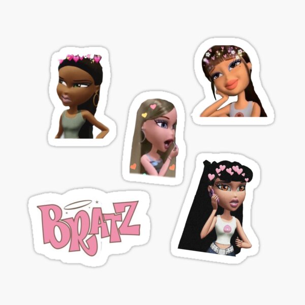 bratz sticker S 4pcs/lot car sticker colorful Decals Motorcycle Accessories  Stickers