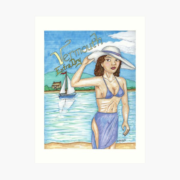 Vermouth Extra Dry Art Print