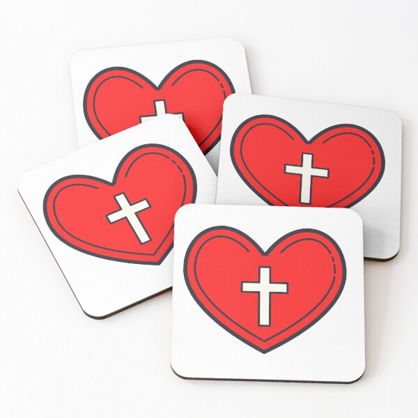 Artikelvorschau, Christliches Kreuz im Herzen entworfen und verkauft von everlastinglory.