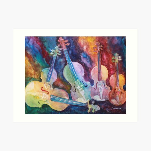 Quintet in color Art Print