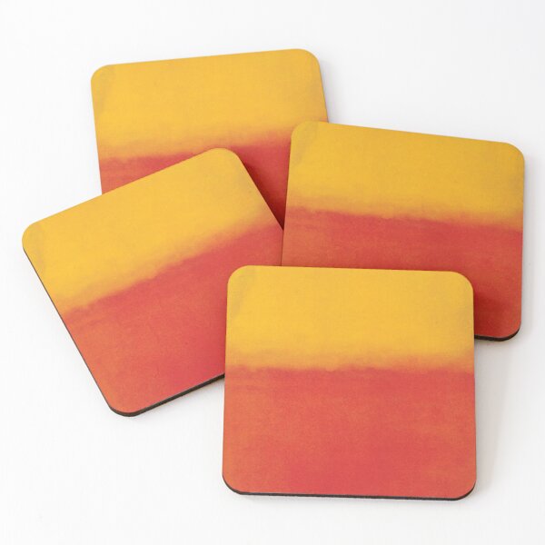 Mark Rothko | Orange and Yellow Coasters (Set of 4)