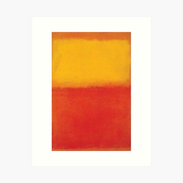  Mark Rothko | Orange und Gelb Kunstdruck