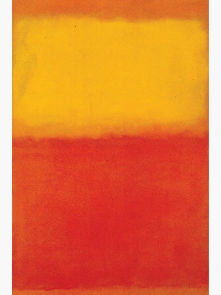 Discover Mark Rothko | Orange and Yellow Canvas