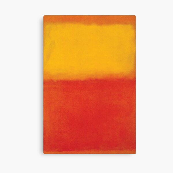 Mark Rothko | Orange und Gelb Leinwanddruck