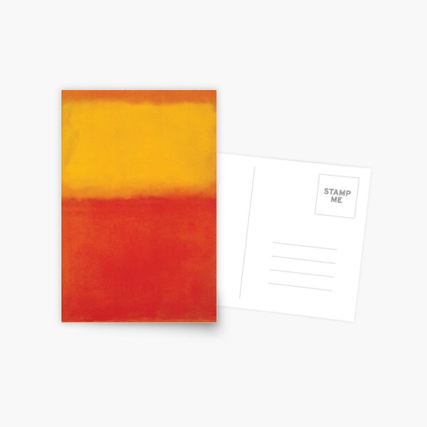 Mark Rothko | Orange and Yellow Postcard