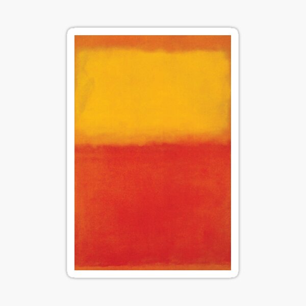Mark Rothko | Orange and Yellow Sticker