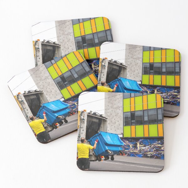 Item preview, Rubbish truck in Collingwood, Melbourne, Australia. designed and sold by Anne Scantlebury.
