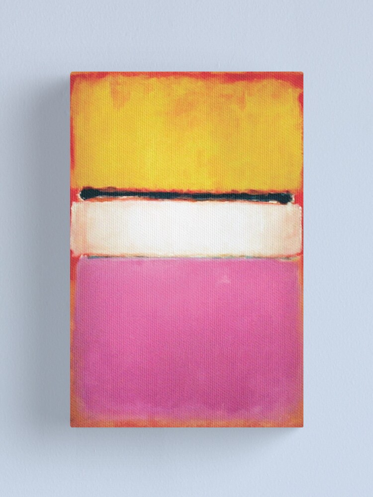 Alternate view of Mark Rothko | White Center (Yellow, Pink and Lavender on Rose) Canvas Print