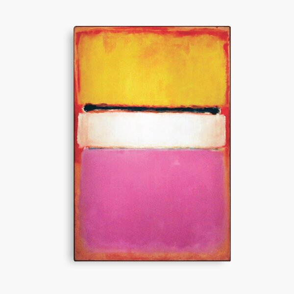 Mark Rothko | Weißes Zentrum (gelb Leinwanddruck