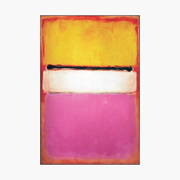 Mark Rothko | White Center (Yellow, Pink and Lavender on Rose) Photographic Print