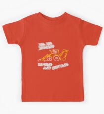 Dig, Dig, Digging tractor construction graphic Kids Tee