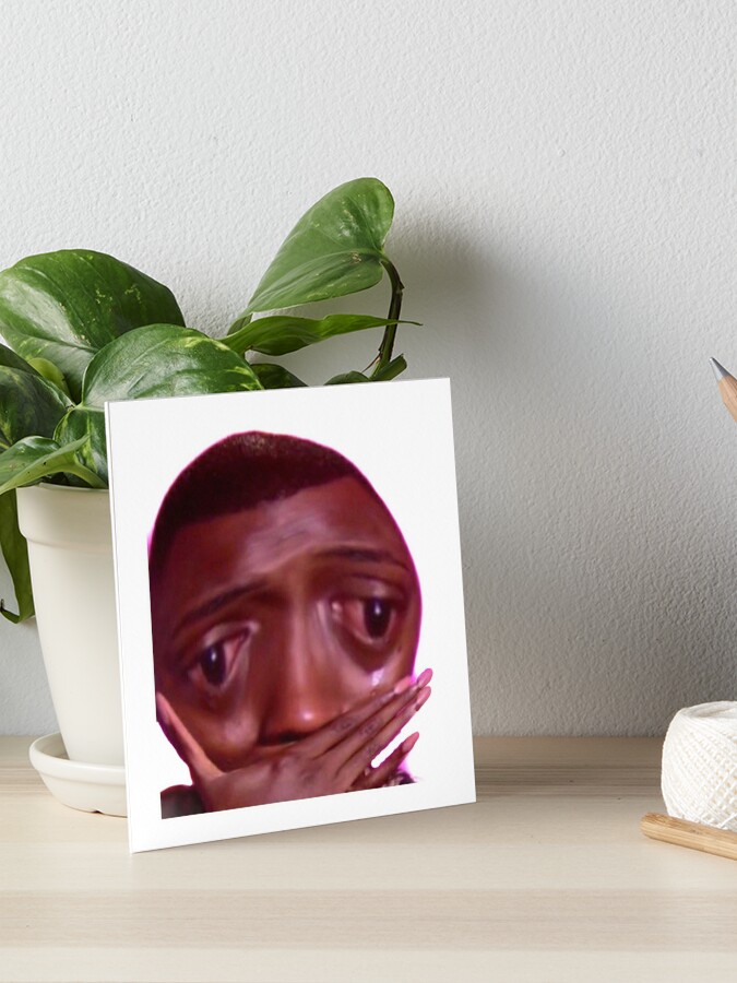 Sad Face Meme Art Board Prints for Sale