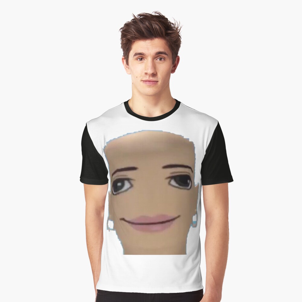 careca baddie roblox meme cara camiseta