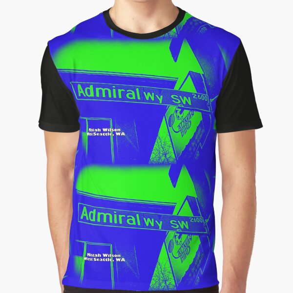 Admiral Way SW, West Seattle, WA by Mistah Wilson Graphic T-Shirt