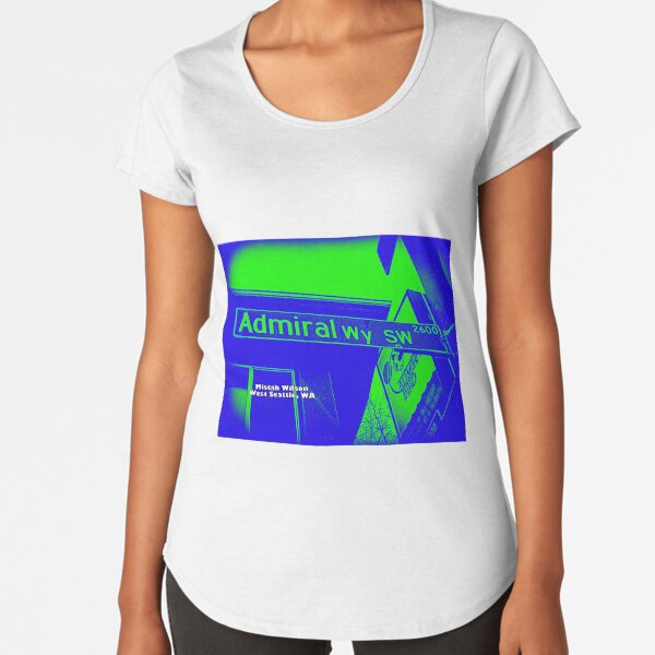 Admiral Way SW, West Seattle, WA by Mistah Wilson Premium Scoop T-Shirt