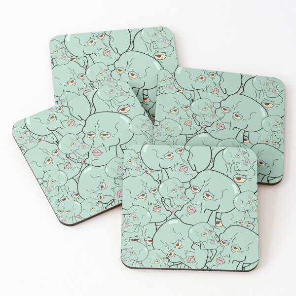 Item preview, Handsome Squidward Pattern | Spongebob Meme | Stickers, Prints, Clothing & More! designed and sold by DesignerMcr.