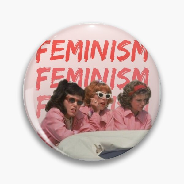 Vista previa del artículo con la obra «Grasa Pink Ladies Feminism», diseñado y vendido por gingerfae.