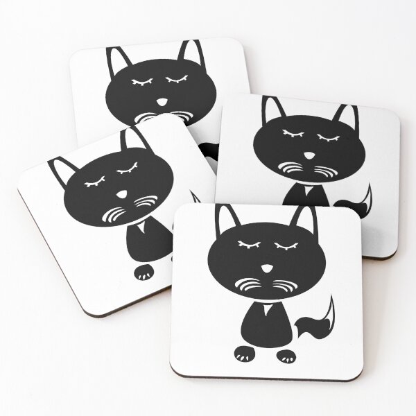 Item preview, funny chilling black cat yoga designed and sold by shurikaner.