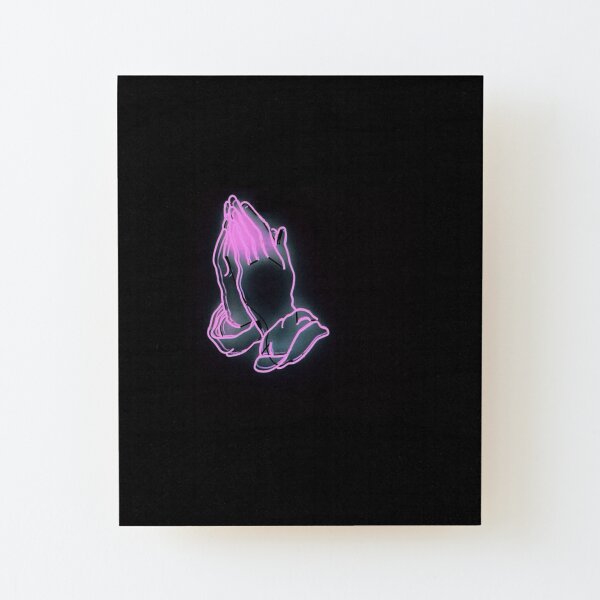 Bright Prayers Wood Mounted Print