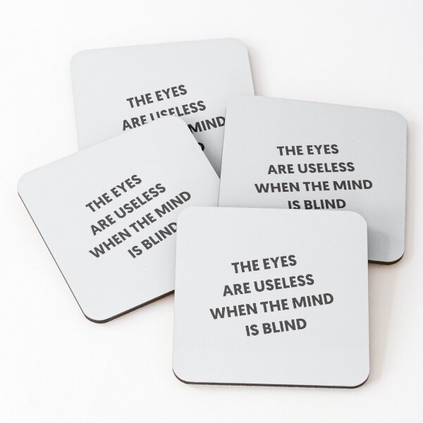 Item preview, Deep Positive Quote - The Eyes Are Useless When Mind Is Blind designed and sold by smtgstudio.