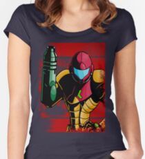 Samus Women's Fitted Scoop T-Shirt