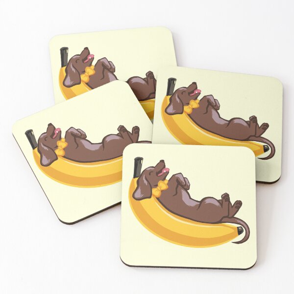 Item preview, Banana Dachshund designed and sold by risachantag.