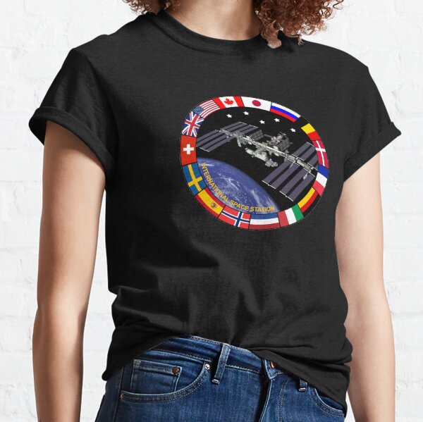 International Space Station Flags of Nations - ISS Classic T-Shirt